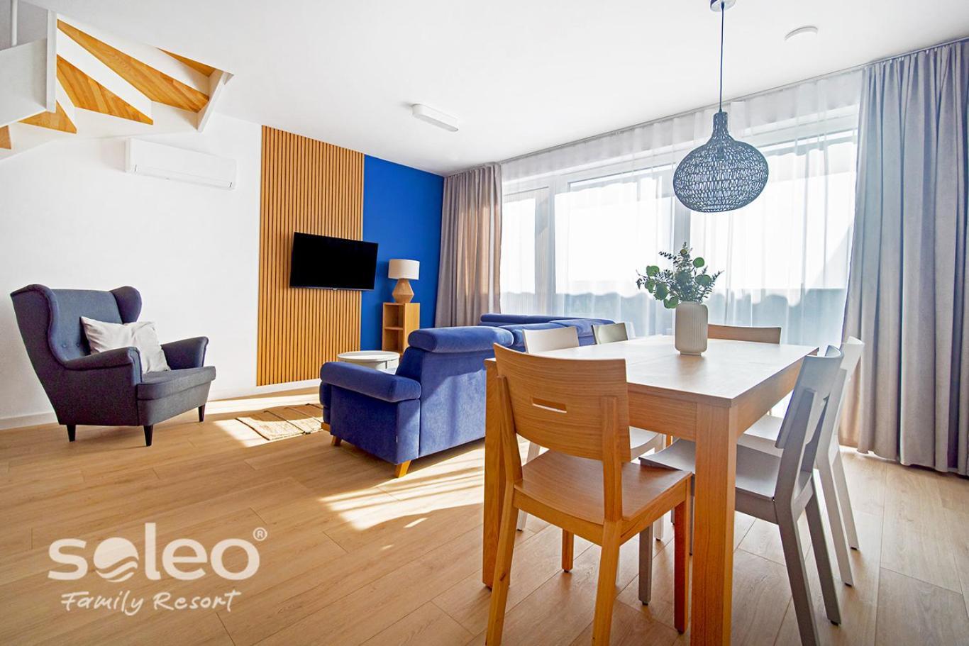Soleo Family Resort - Domki 3 Min Od Morza - 3 Baseny, 4 Jacuzzi, Sauna, Animacje, Malpi Gaj, 3 Sale Zabaw, 4 Place Zabaw, 2 Restauracje Ревал Екстериор снимка
